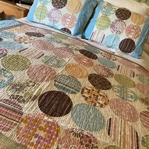 Boho Patchwork Queen/Full Quilt